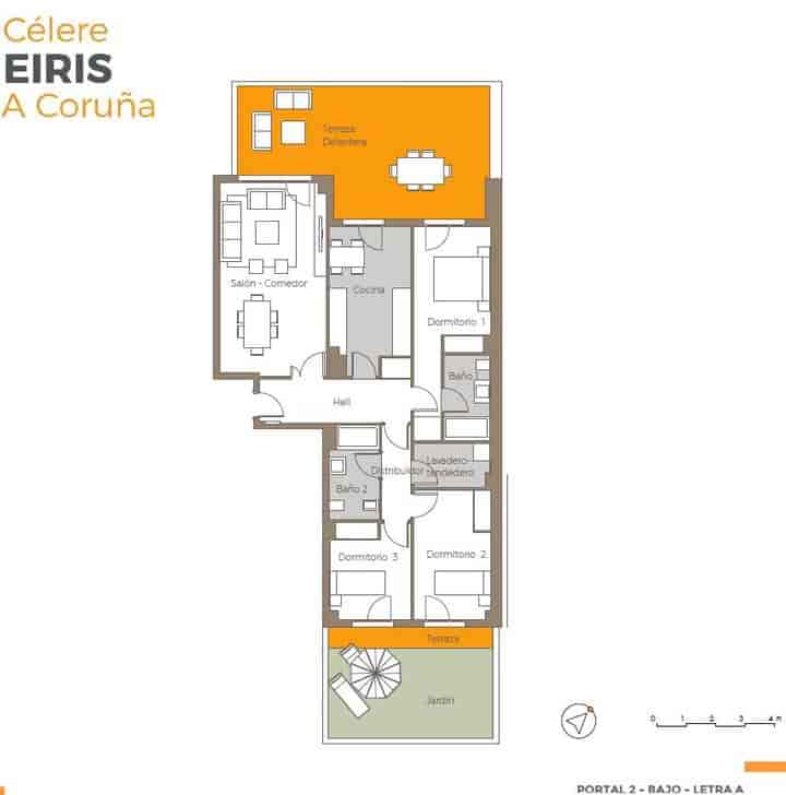 3 bedrooms apartment for sale in Corunna, Spain