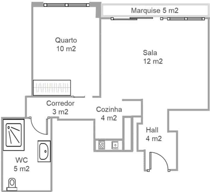 1 bedroom apartment for sale in Leiria, Pousos, Barreira e Cortes, Portugal