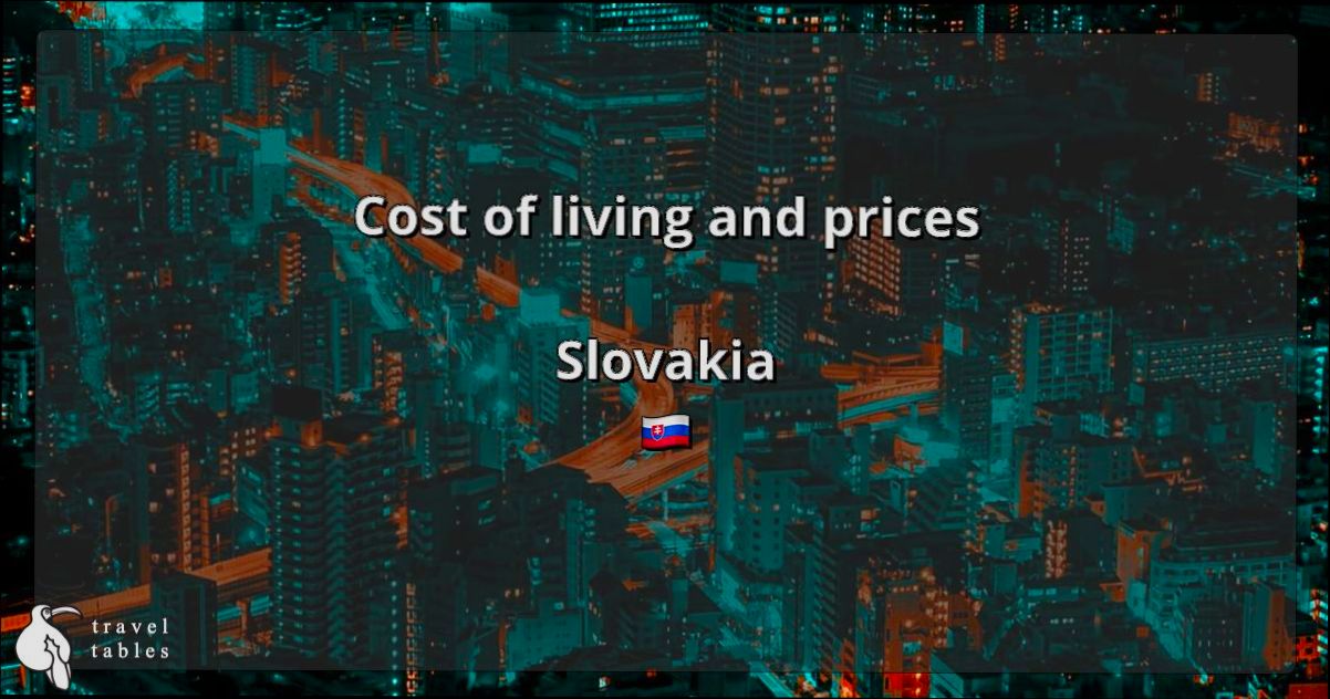 What is the cost of living in Slovakia - 3