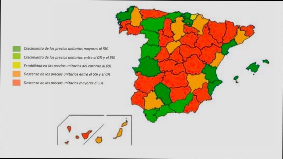 Average Price Houses Spain by Region preview