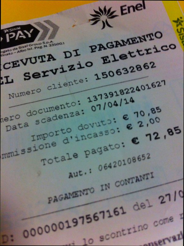 How Much Are Utilities in Italy - 0