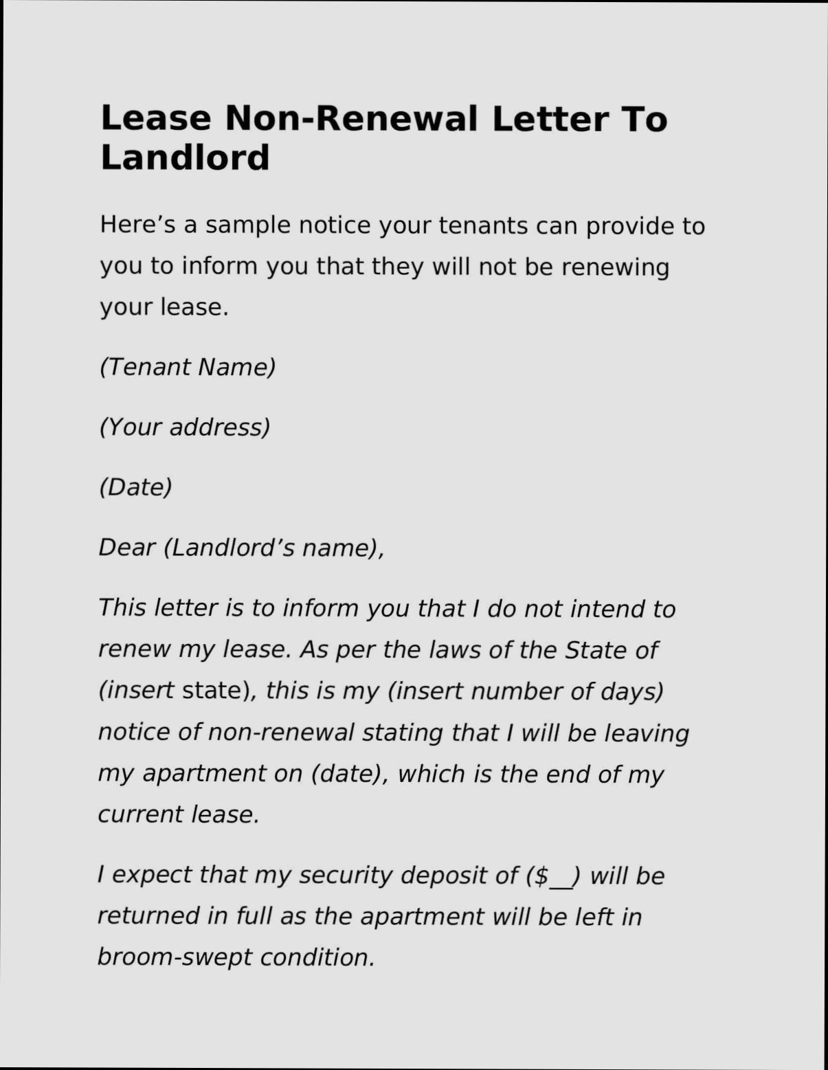 How Much Notice Does a Landlord Have to Give If Not Renewing Lease - 3