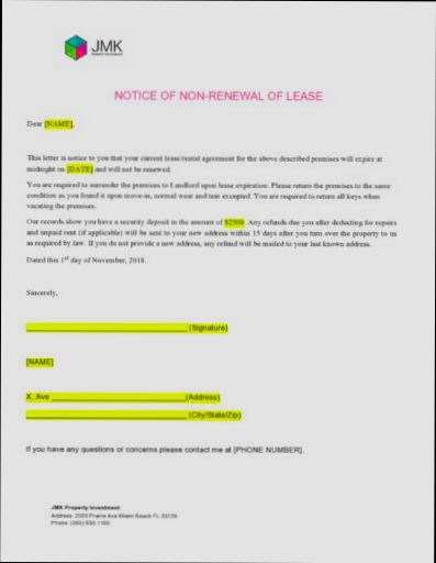 How Much Notice Does a Landlord Have to Give If Not Renewing Lease - 5