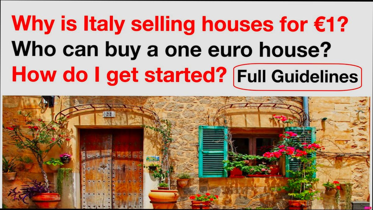How to Buy House in Italy for 1 Euro preview