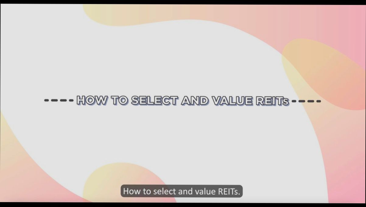 How to Value REIT - 3