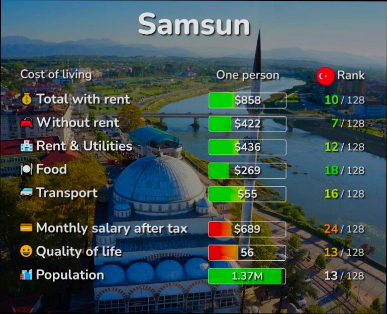 Pros and Cons of Living in Samsun preview