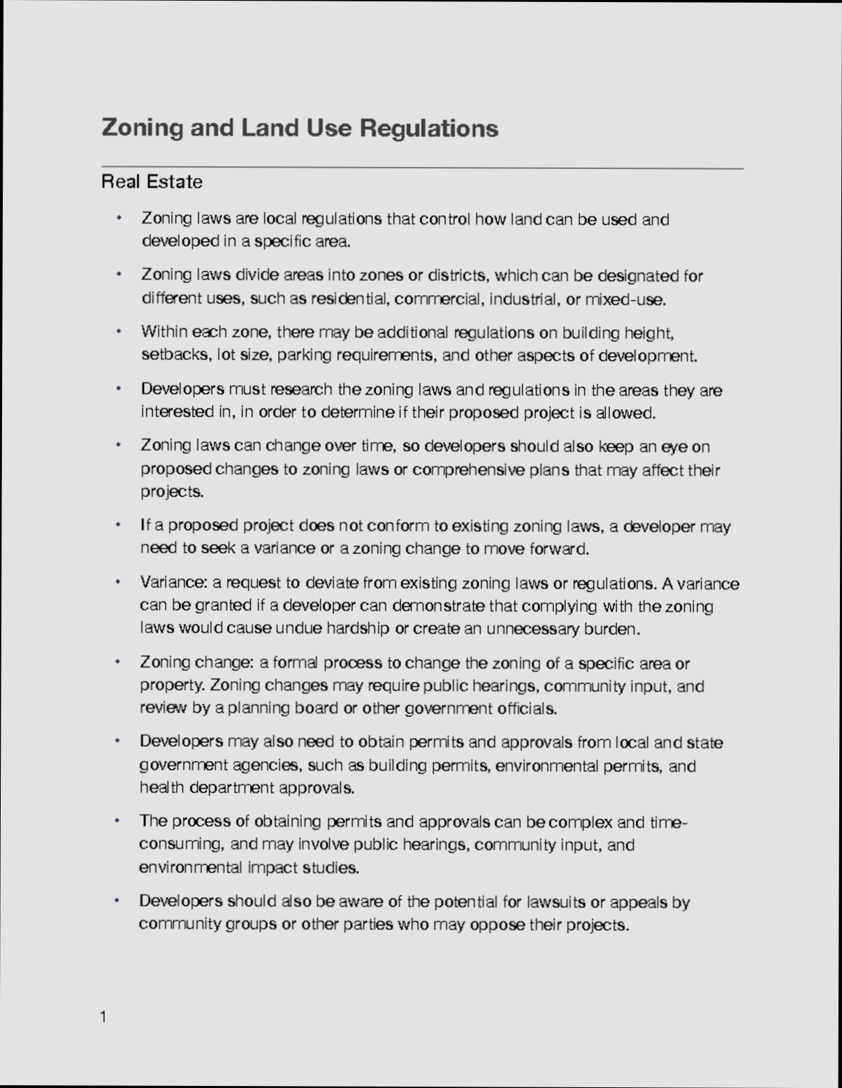 What are Real Estate Zoning Laws - 2