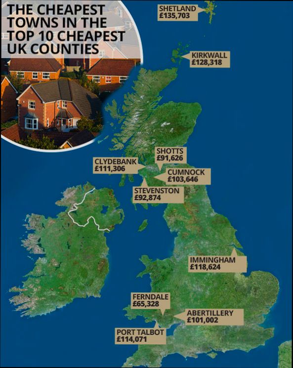 What are the Cheapest Cities in United Kingdom - 1