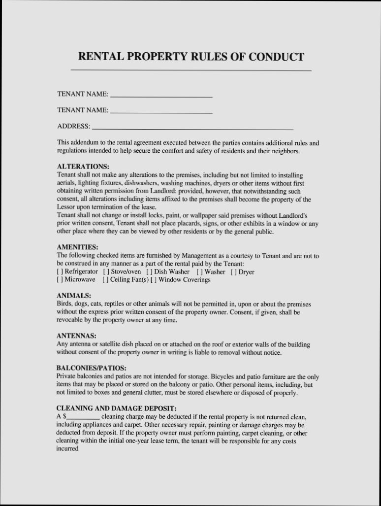 What are the Requirements to Rent a House - 4