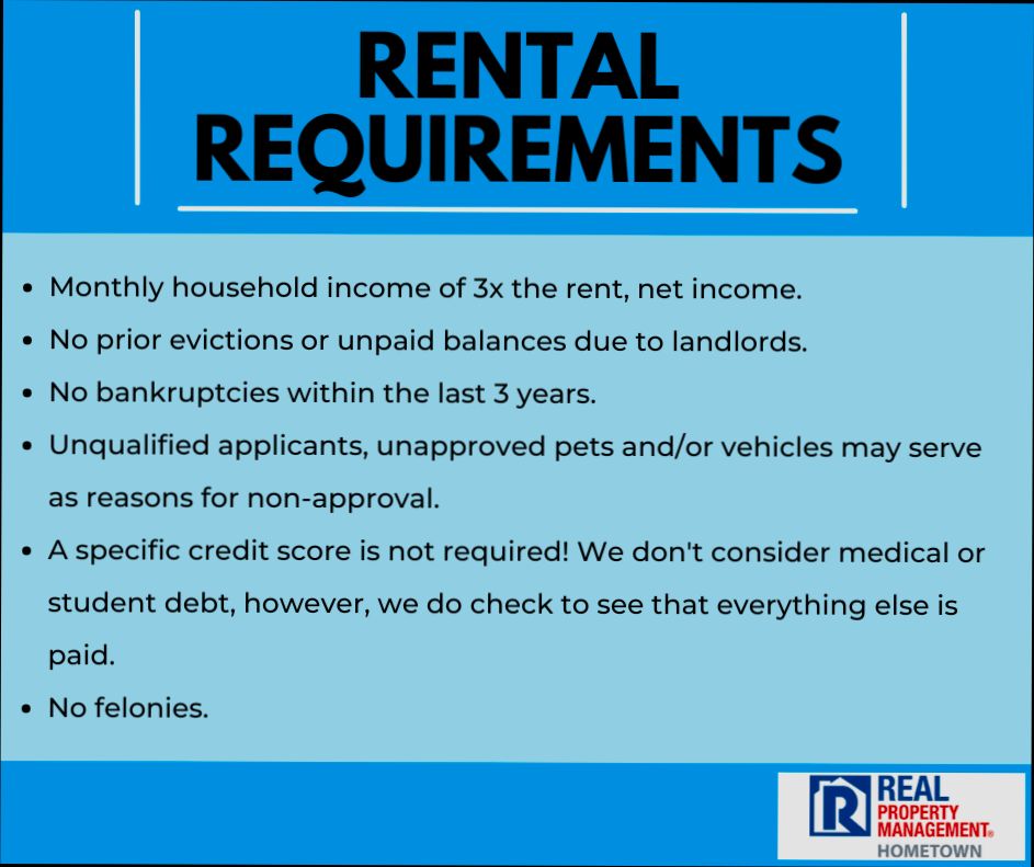 What are the Requirements to Rent a House - 5