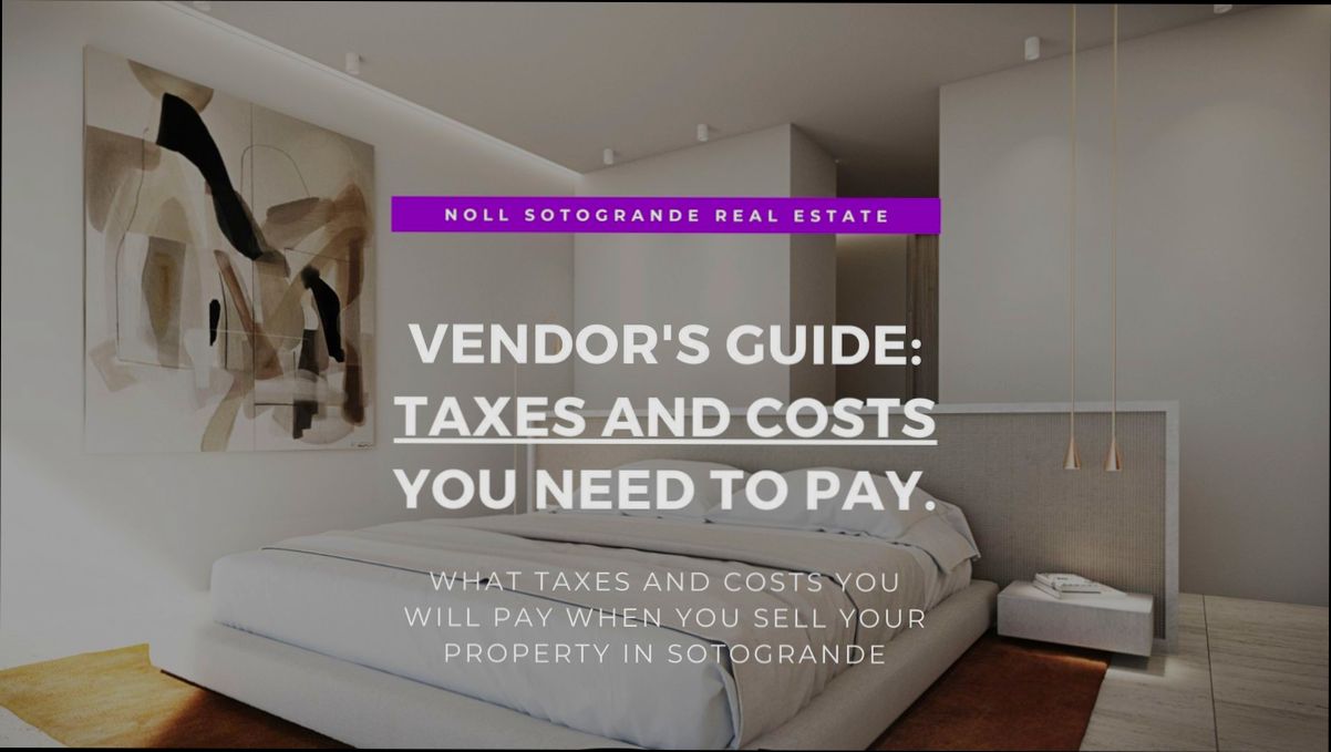 What are the Taxes and Costs of Selling a House in Spain - 1