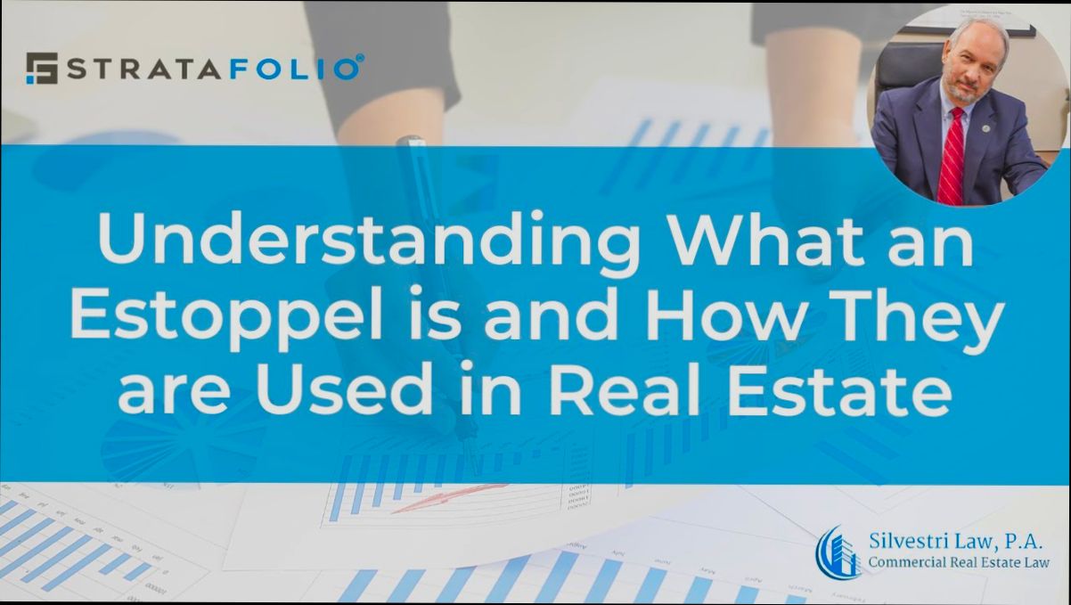What is a Real Estate Estoppel - 1