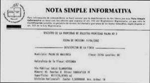 What is Nota Simple in Spain - 1