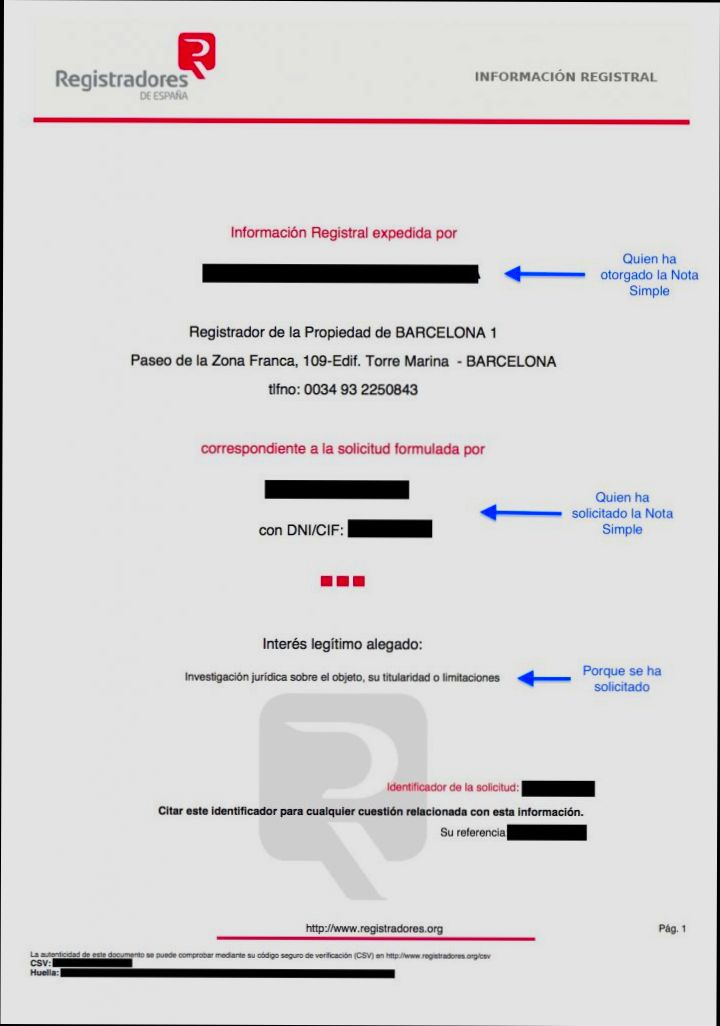 What is Nota Simple in Spain - 5