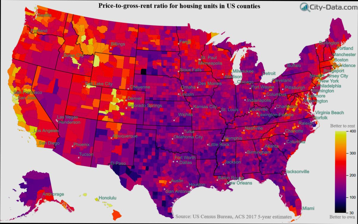Where is it Cheapest to Rent a House in US - 0